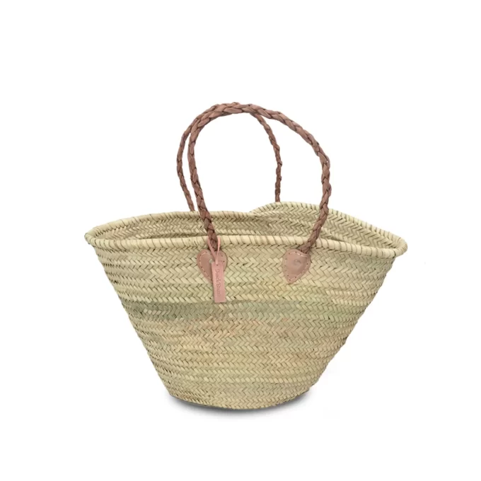 Straw Bag Natural Basket Medium