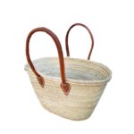 Natural Medium Basket Long Handles