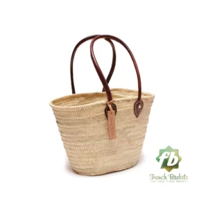 Shoulder Straw bag French Baskets Handle long – size Medium french baskets
